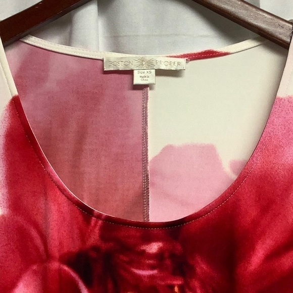 𝅺Boston Proper Floral Sleeveless Dress - Picture 3 of 9